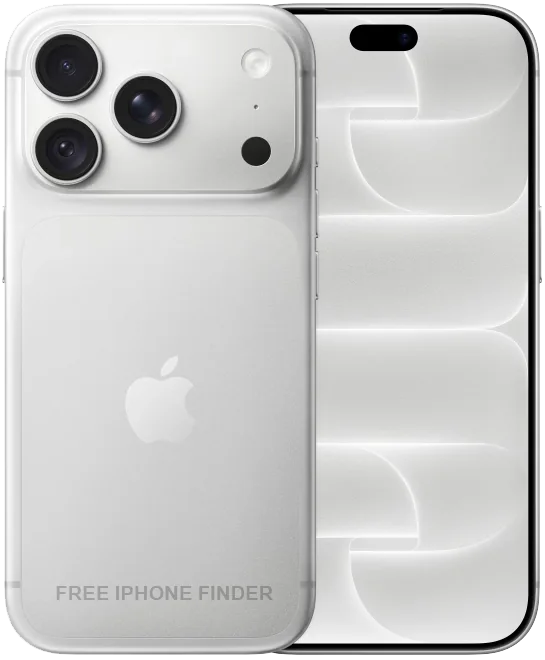 Free iPhone government phone: front and back of a silver iPhone