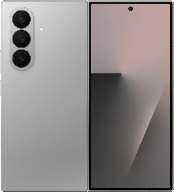 Samsung Galaxy Z Fold foldable phone, front and back view